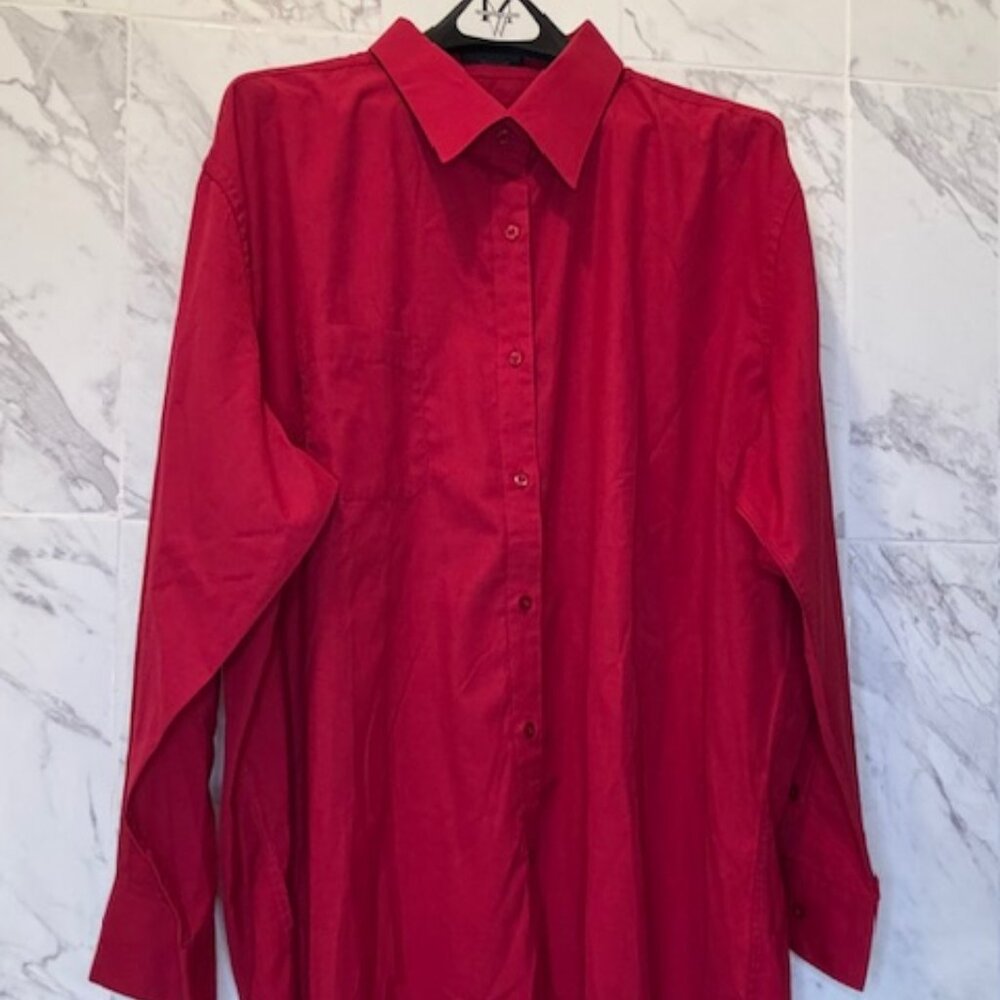 Omega Long Sleeve Button Dress Shirt